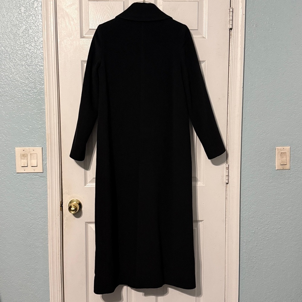 Cinzia‎ Rocca Icons Long Double Breasted 6 Button Wool Cashmere Trench Coat US 2 - Picture 10 of 13